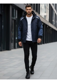 Kurtka męska narciarska granatowa Dstreet TX5129