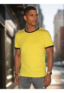 T-shirt męski basic żółty Dstreet RX5660