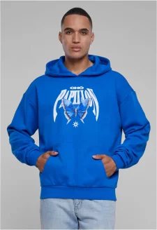 Pánská mikina Origami Heavy Oversize modrá