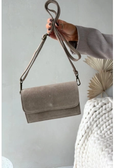 Dámská kabelka z přírodního semiše Mirine – béžová