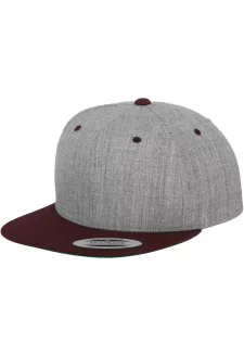 Classic Snapback 2-Tone h.šedá/kaštanová