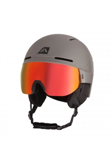 Unisex lyžařská helma se štítem ALPINE PRO MARGE