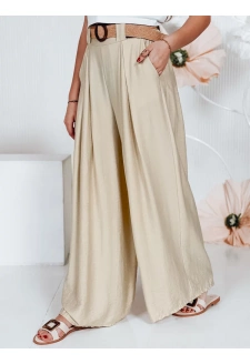 Spodnie damskie MIRELOU beżowe Dstreet UY2716