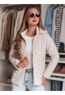 Kurtka damska przejściowa pikowana MODERIS beżowa Dstreet TY4867