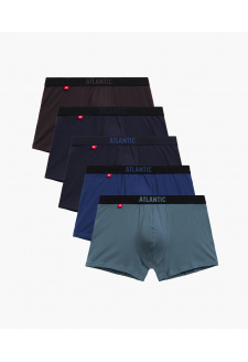 Pánské boxerky ATLANTIC 5Pack - vícebarevné