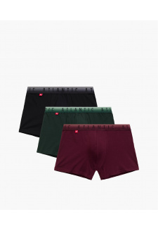 Pánské boxerky ATLANTIC 3Pack - vícebarevné