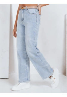 Jeansy damskie szerokie niebieskie Dstreet UY2820