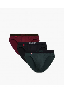 Pánské slipy ATLANTIC Sport 3Pack - vícebarevné