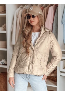 Kurtka damska przejściowa pikowana MARISSIA beżowa Dstreet TY4851