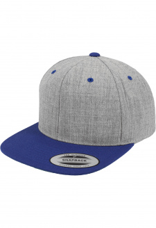 Klasický Snapback 2-Tone heather/Royal