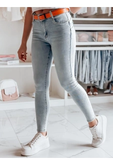 Spodnie damskie jeansowe JUNARIA niebieskie Dstreet UY2706