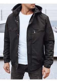 Kurtka męska przejściowa czarna Dstreet TX5031