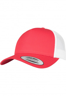 5-panelový retro Trucker 2-Tone Cap červená/wht