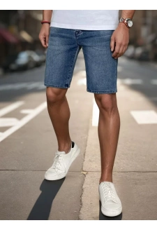 Jeansy męskie krótkie niebieskie Dstreet SX2489