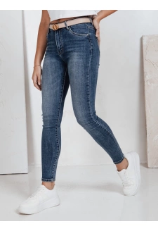 Jeansy damskie skinny niebieskie Dstreet UY2816