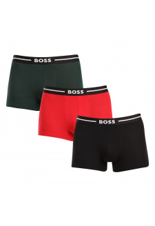 3PACK pánské boxerky BOSS vícebarevné