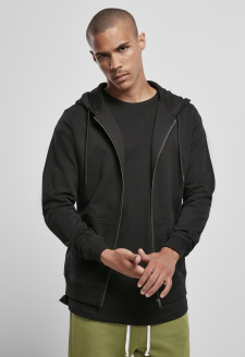 Základní Terry Zip Hoody černá