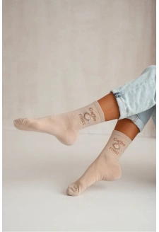 Dámské ponožky Coffee FIRST – béžové