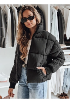 Kurtka damska zimowa krótka pikowana VIBEGIRL czarna Dstreet TY4948