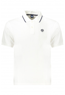 NORTH SAILS POLO MANICHE CORTE UOMO BIANCO