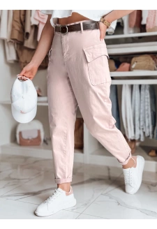 Spodnie damskie baggy GOTRENDI różowe Dstreet UY2523