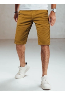 Spodenki męskie jeansowe kamelowe Dstreet SX2571