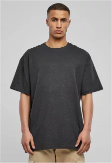 Heavy Oversized Tee dřevěné uhlí