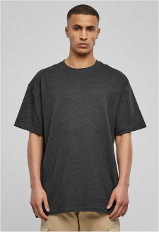 Heavy Oversized Tee dřevěné uhlí