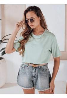 Spodenki jeansowe damskie JEANSGLOW niebieskie Dstreet SY0333