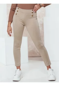 Dámské kalhoty MODSTORY béžové Dstreet UY2179