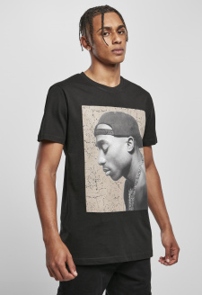 Pozadí Tupac Cracked Tee černé