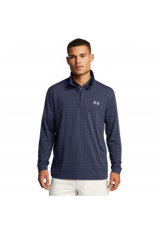 UA Playoff Printed 1/4 Zip-BLU