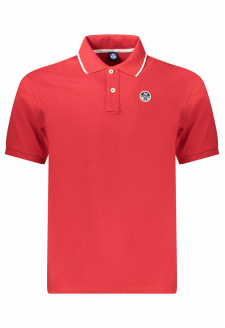 NORTH SAILS POLO MANICHE CORTE UOMO ROSSO