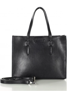 MARCO MAZZINI Černá dámská elegantní shopper kabelka