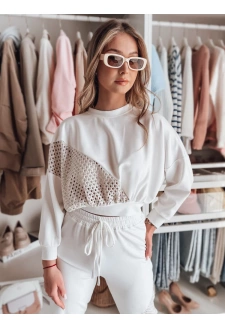 Bluza damska oversize ELEGRA ecru Dstreet RY2795