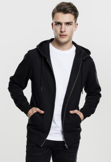 Basic Zip Hoody černá