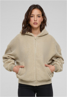 Dámský mokrý písek s kapucí Sherpa Zip Oversized