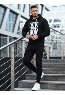 Bluza męska z kapturem czarna Dstreet BX5925