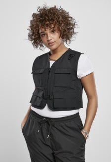 Ladies Short Tactical Vest black