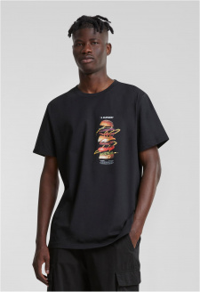 Černé burgerové tričko