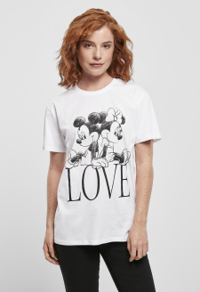 Dámské tričko Minnie Loves Mickey Tee bílé