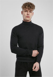 Basic Turtleneck Sweater black