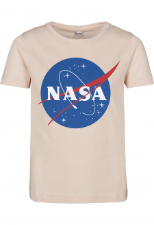 Dětské tričko NASA Insignia s krátkým rukávem růžové