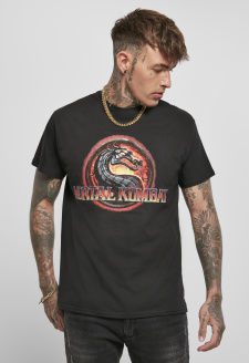 Černé tričko s logem Mortal Kombat