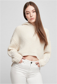 Ladies Oversized Hoody Sweater whitesand