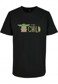 Dětské tričko Mandalorian The Child černé