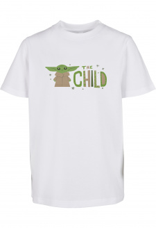 Dětské tričko Mandalorian The Child bílé