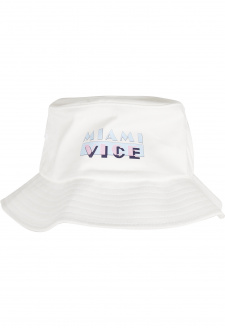 Miami Vice Logo Bucket Hat white