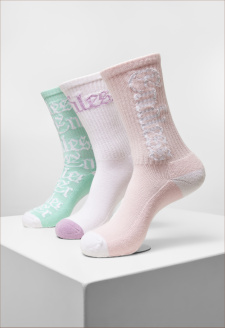 Endless Socks 3-pack white/lightrose/mint