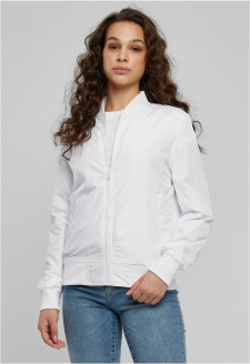 Ladies Light Bomber Jacket white